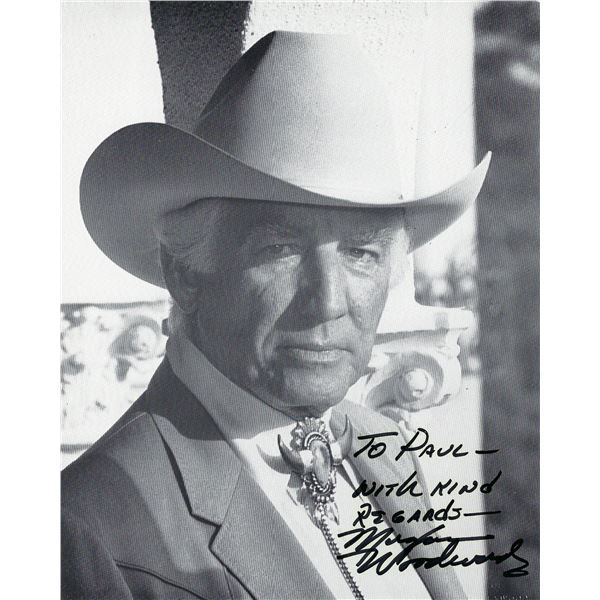 Cool Hand Lukes Morgan Woodward signed photo