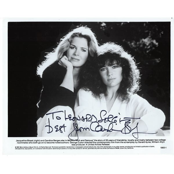 Candice Bergen Signed Photo