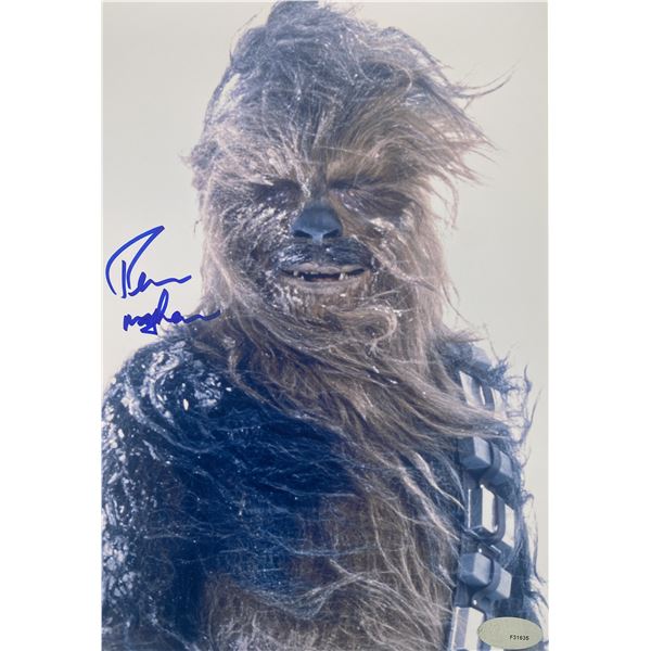 Star Wars Chewbacca signed movie photo
