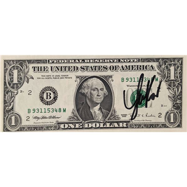 Yakov Smirnoff signed dollar bill
