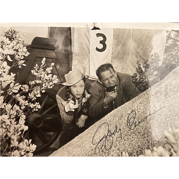 Honeychile Judy Canova signed movie photo