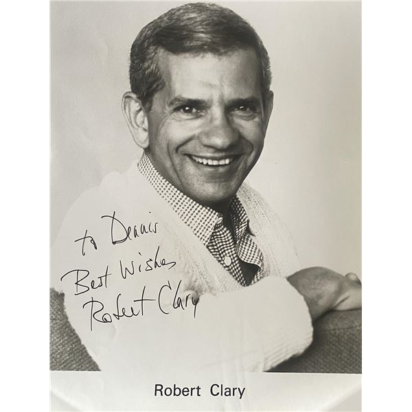 Robert Clary signed photo