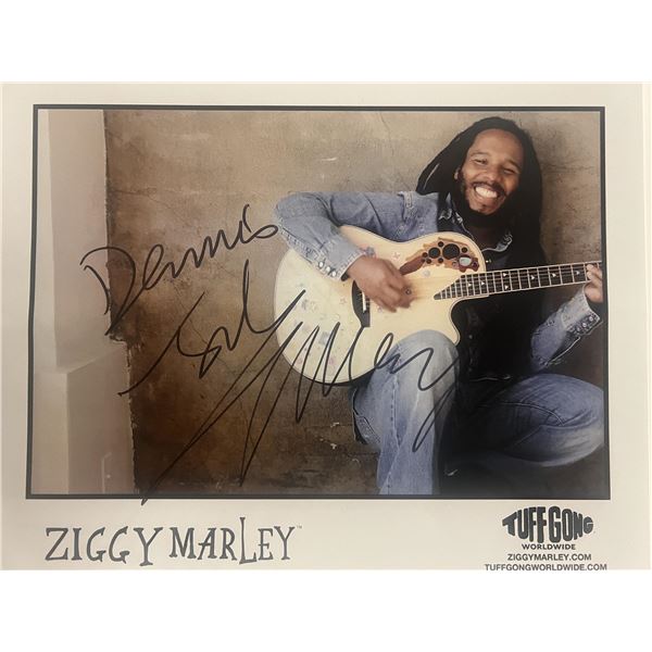 Ziggy Marley signed photo (JSA)