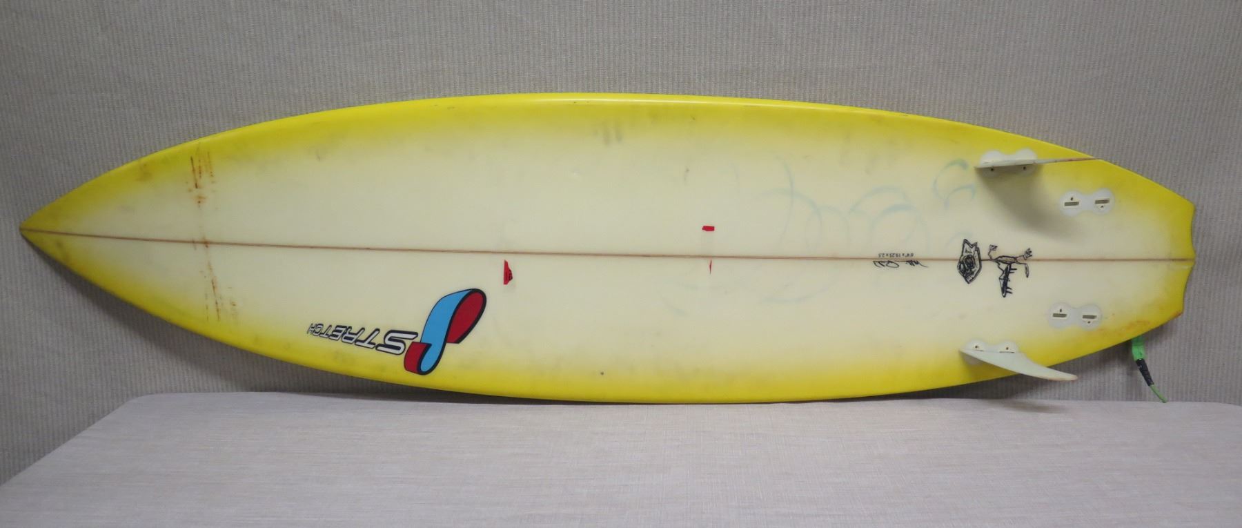 Stretch Riedel Stretch Surfboard Signed by William Riedel 6'4