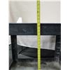 Image 8 : Heavy Plastic Rolling Cart w/ Undershelf 39" x 17" x 33"H