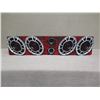 Image 2 : Red Speaker Bar w/ 6 Speakers 41" x 5" x 9"H