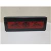 Image 2 : Lacquer Box w/ Lid & Asian Design 14" x 9" x 4.5"H