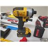 Image 8 : Multiple Hand & Power Tools:  Dewalt Impact Driver, Milwaukee Rotary Tool, etc (power tools work)