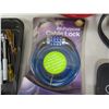 Image 8 : Floor Jack, Dremel 711-01 Accessory Storage Kit, Jumper Cables, Hose, Cable Lock, Tools, etc