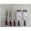 Image 2 : Qty 5 Hampton Forge & Cooking Calphalon Knives