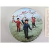 Image 2 : Bradford Exchange "Kite Flying" Collector Plate w/ COA & Box