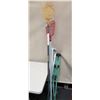 Image 1 : Qty 2 True Temper Telescoping Fruit Pickers 64" & 72"H, Green Portable Beach Shade Frame, etc