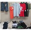 Image 1 : Misc Clothing:  Jackets, Shirts, Shorts, Dress, Misc Sizes & Designers