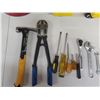 Image 2 : JustRite Safety Can, Folding Hand Truck & Misc Tools:  Bolt Cutter, Wrenches, etc
