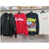 Image 2 : Misc Clothing:  Donut & Other T-Shirts, Jackets,  Misc Sizes & Designers