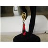 Image 2 : Trifari Costume Dangle Earring 56mm