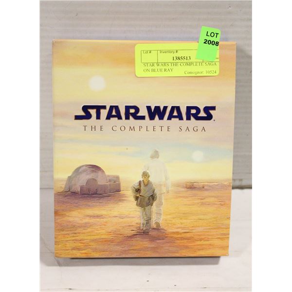 STAR WARS THE COMPLETE SAGA ON BLUE RAY