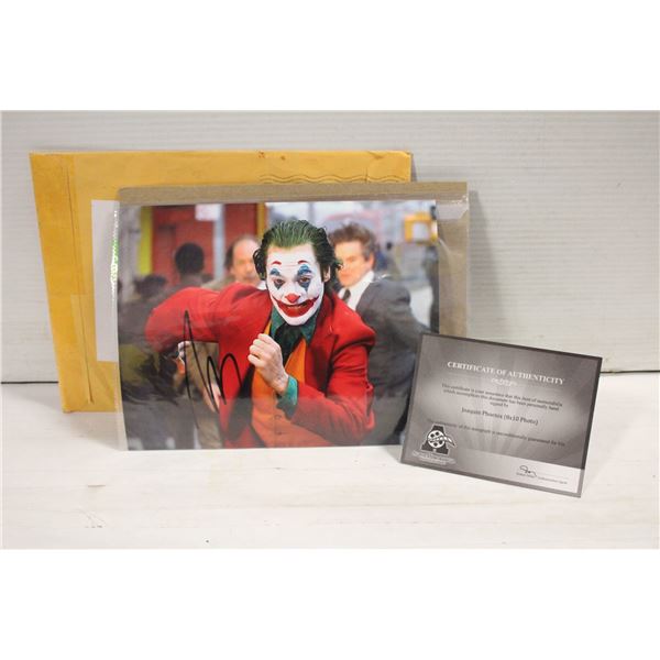 JOAQUIN PHEONIX AUTOGRAPH(THE JOKER)