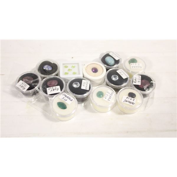 LARGE LOT MIX CUTS GENUINE GEMSTONES