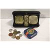 Image 1 : LINDEN CLOCK/RADIO, TYPEWRITER RIBBON CASE