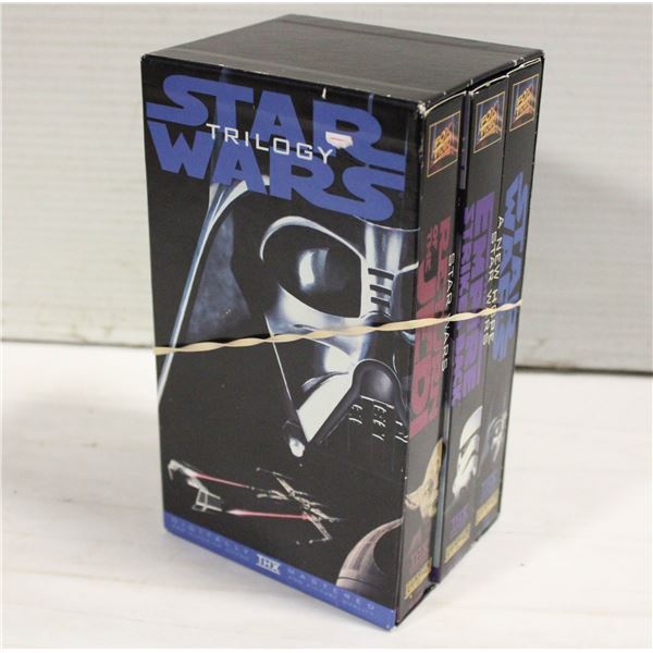 STAR WARS TRILOGY VHS SET