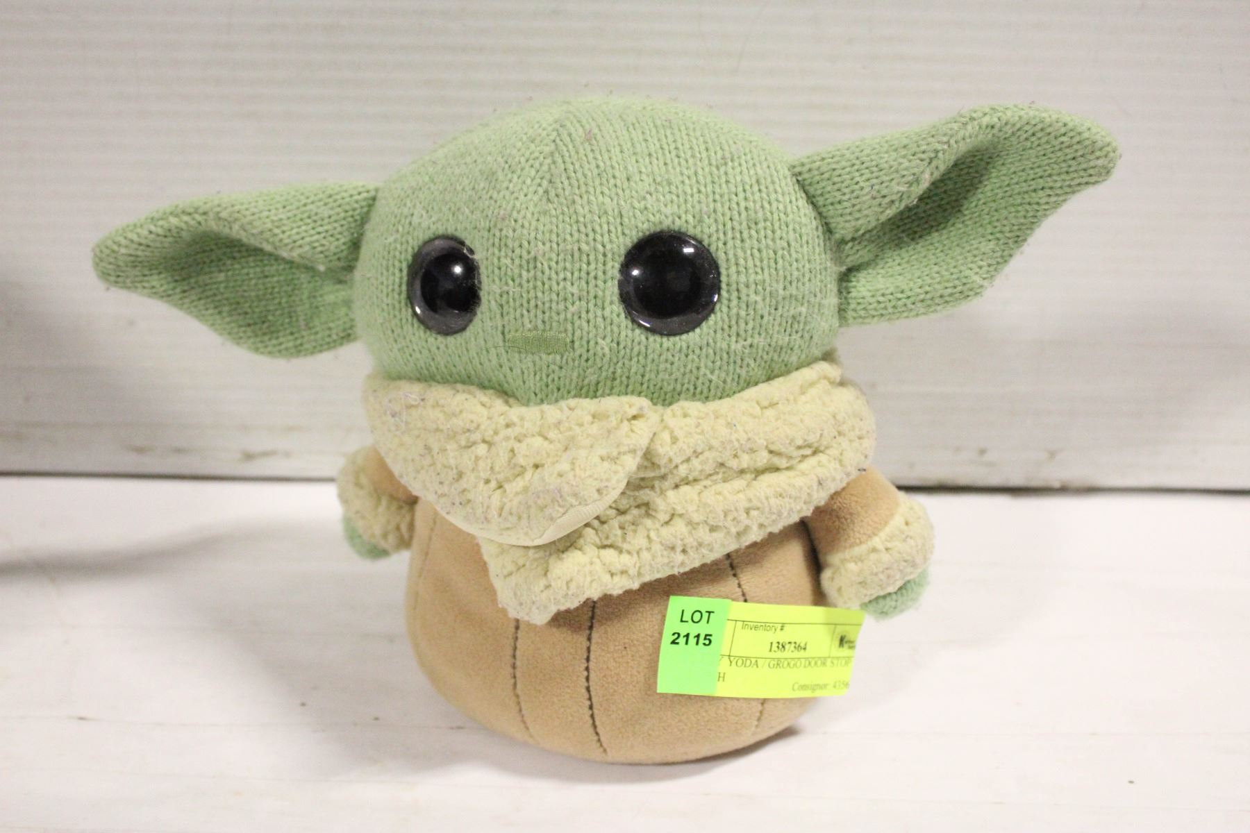 BABY YODA / GROGO DOOR STOP PLUSH