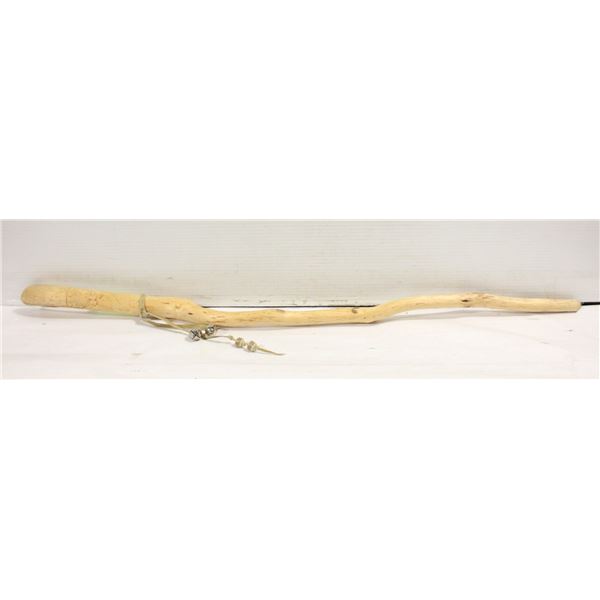 HAND CARVED "FOLK ART" CANE- 35"