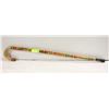 Image 1 : VINTAGE TRIBAL CARVED WOOD 36" CANE