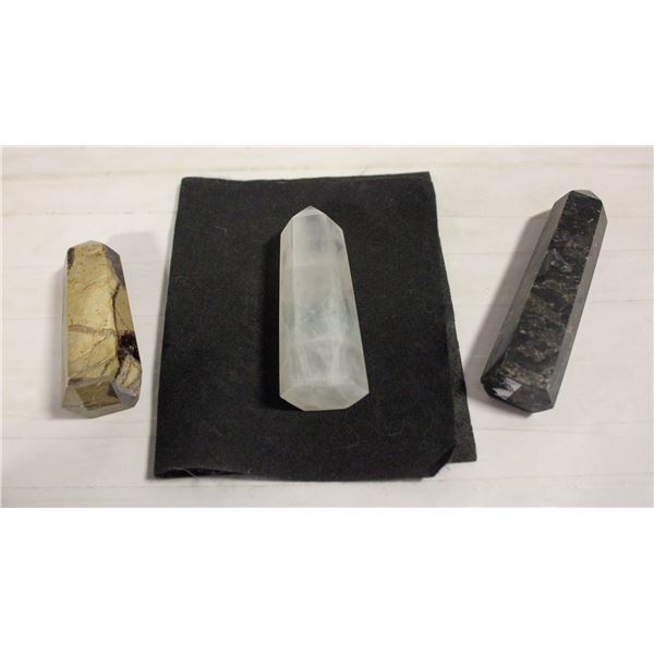 3 CRYSTAL TOWERS 4.5 INCH