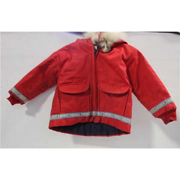 CHILDRENS PARKA HANDMADE IN YUKON