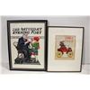 Image 1 : VINTAGE FRAMED CROSS STITCH- LOT OF 2