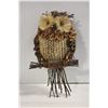 Image 1 : WICKER OWL WALL HANGING