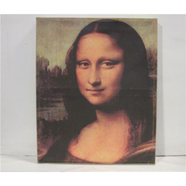 MONA LISA CANVAS PRINT ON FRAME
