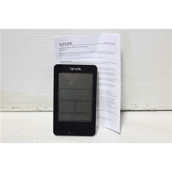 TAYLOR BRAND WEATHER STATION W/BAROMETER
