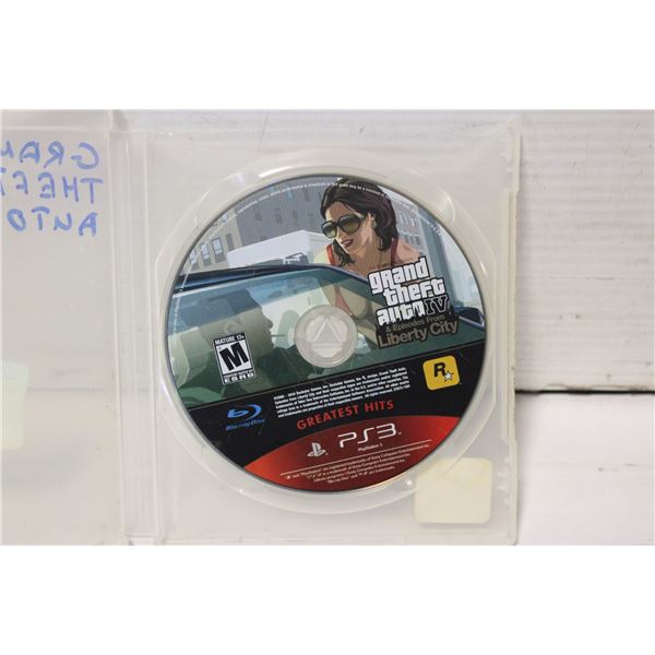 SONY PS3 2 GAMES: GRAND THEFT AUTO IV,