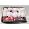 Image 1 : KNITTING/CROCHETING ITEMS- BOX LOT ASST.