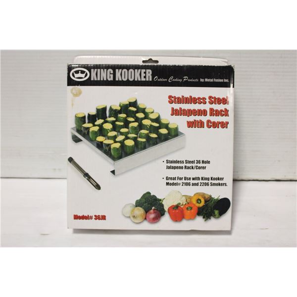 STAINLESS STEEL JALAPENO RACK