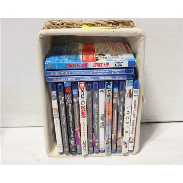 BOX OF BLU RAYS