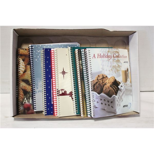 ATCO BLUE FLAME KITCHEN RECIPE BOOKS- LOT OF 9