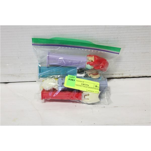 LOT OF DISNEY PEZZ DISPENSERS