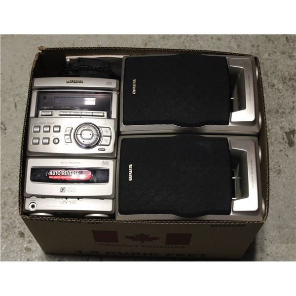 AIWA COMPACT DISC STEREO SYSTEM- LCX-350