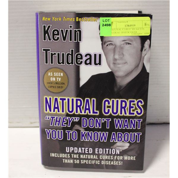"NATURAL CURES" BY KEVIN TRUDEAU HARDCOVER