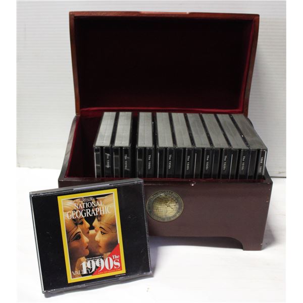 NATIONAL GEOGRAPHIC CD SERIES- 1880-1990 IN CHEST