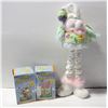 Image 1 : EASTER CERAMIC EGG HOUSE & FIGURE