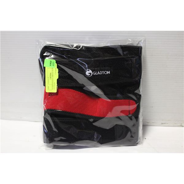 GLADTON KNEE BRACE SUPPORT RED NEW