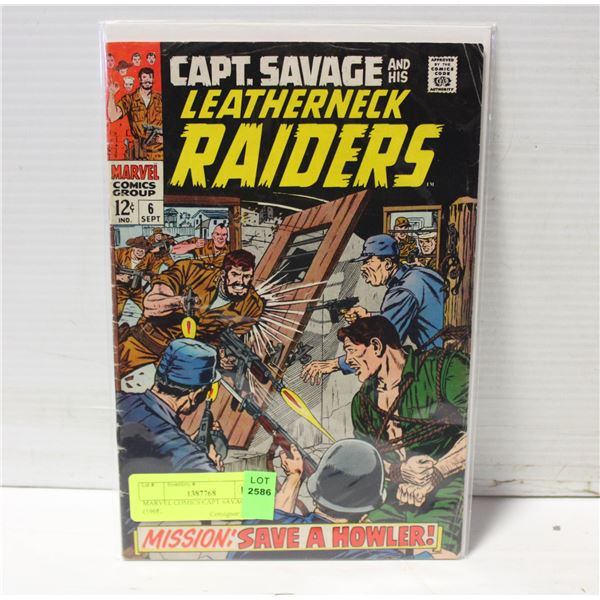 MARVEL COMICS CAPT SAVAGE #6 (1968)