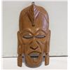 Image 1 : VINTAGE HAND CARVED MASK 10"X6" - ESTATE