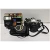 Image 1 : VINTAGE CANON AE-1 FILM CAMERA W/ SPEEDLITE FLASH