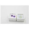Image 1 : #91-NATURAL AMETHYST 3.80CT & PREHNITE 4.50 CT