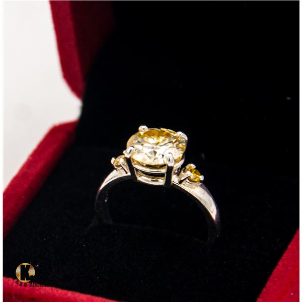 #1108-CUSTOM HAND SET 3.00 CT GRA CERTIFIED